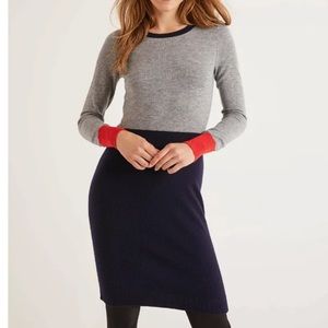 boden colorblock long sleeve dress